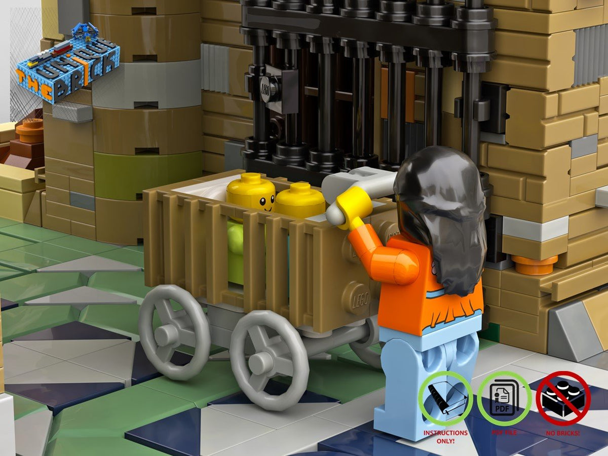 LEGO MOC Modular Building Construction Site – The Unique Brick