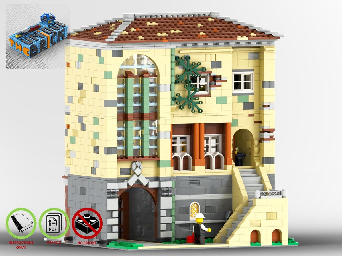 LEGO MOC Modular Building Florist – The Unique Brick